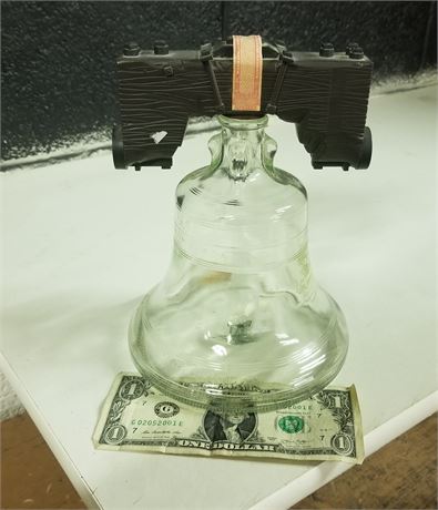 Collectable Liberty Bell Liquor Bottle