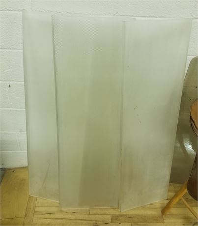 4 Quantity 4 Foot Florescent Fixture Covers