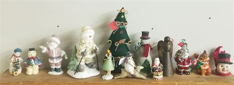 Collectible Christmas Dolls & Figurines (some vintage)