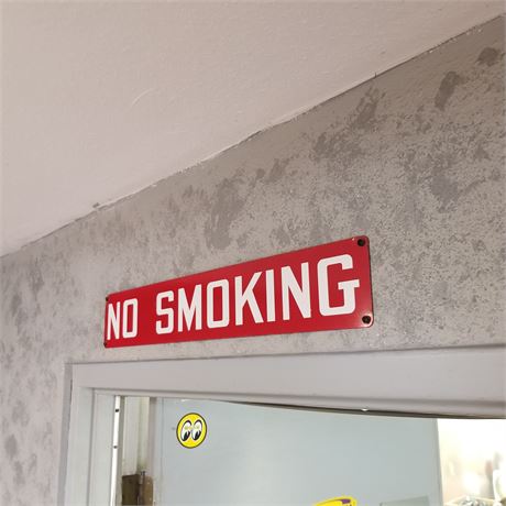 2 "No Smoking" Signs (24x4 & 10x7)