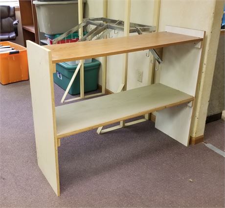 Wood Shelving Unit - 48x16x38