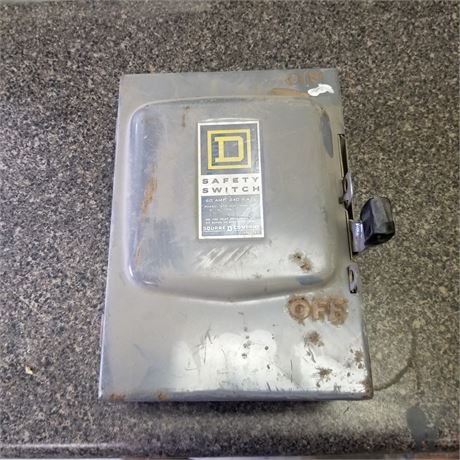 Square D Safety Switch Electrical Box