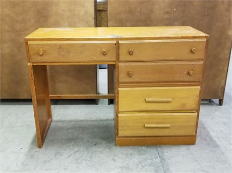 Small Solid Wood Desk - 46x16x32