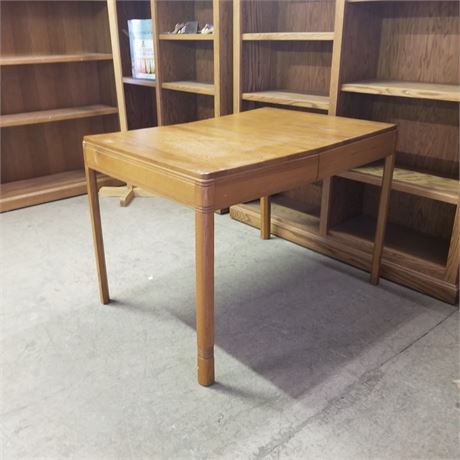 Vintage Wood Table - 42x30x30