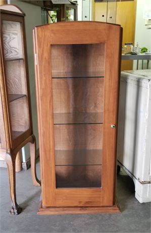 Vintage Curved Top Cabinet - 21x13x48