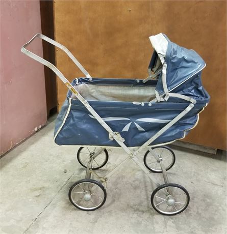 Vintage Rolling Baby Carriage