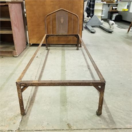 Vintage Single Bed Frame -