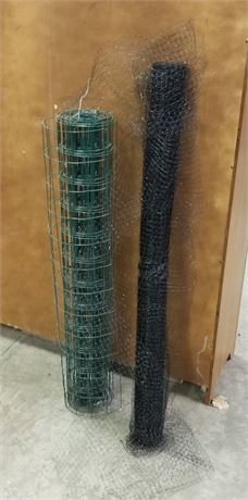 Woven Wire & Plastic Netting - 3', 4' Widths