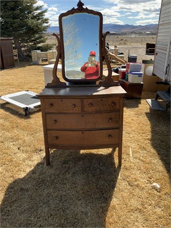 Antique Dresser w/ Mirror