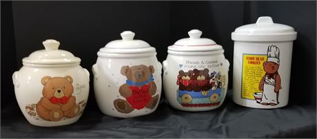 Canister Style Cookie Jar Quad