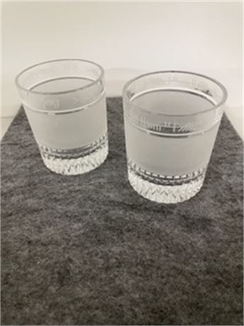 German Crystal Whiskey/Rocks Glasses