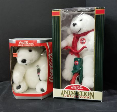 2 Coca-Cola Polar Bears