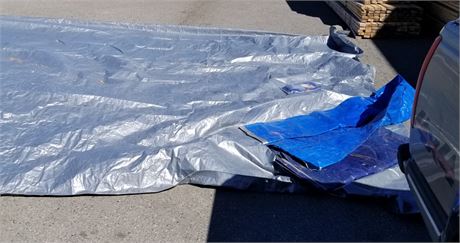 Assorted Tarps - 6x8/16' x 25'