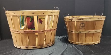 2 Apple Baskets