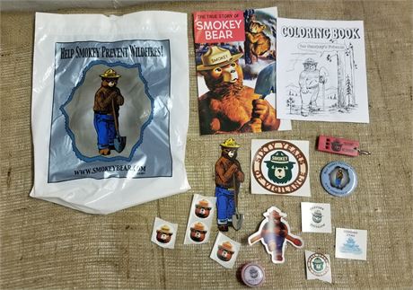 Vintage Smokey The Bear Items