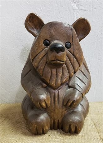 Carved Wood Bear