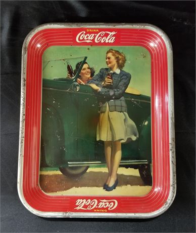 Vintage Circa 1942 Coca-Cola Tray