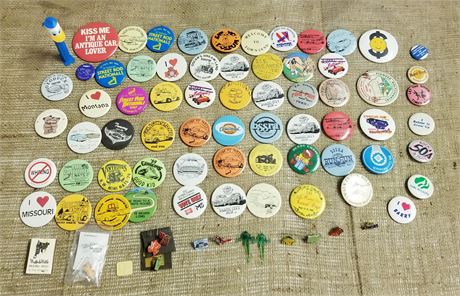 Collectible Pins & Buttons - Mostly Hot Rodders