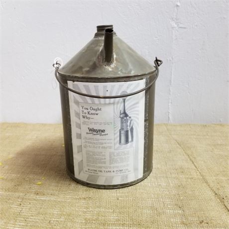 Vintage Metal Fuel Can