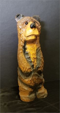 Carved Wood Bear - 20"h