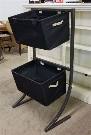 Storage Bins on Stand - 16x27x50