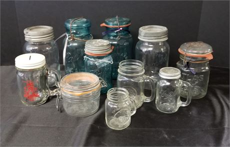 Assorted Vintage Jars