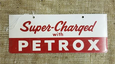 Vintage Petrox Metal Sign - 12x5