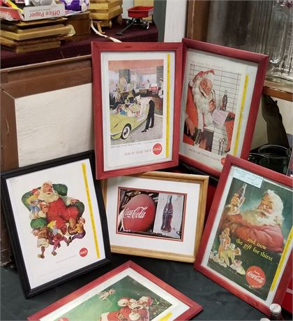 Circa 1957-1961 Coca-Cola National Geographic Framed Ads - 10x12