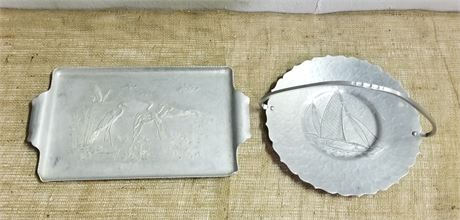 Vintage Hand Forged Trays