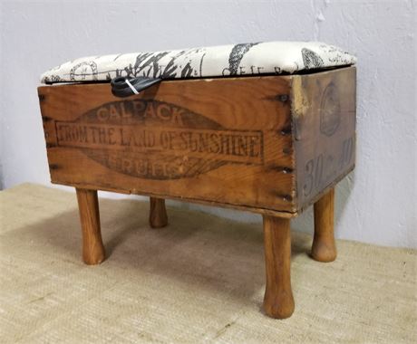 Cool Crate Stool w/ Extra Storage