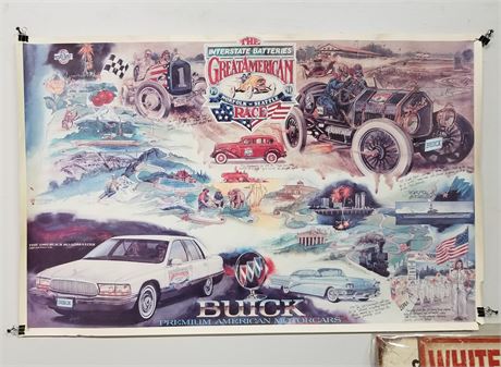 Buick Great American Race Poster - 38x24