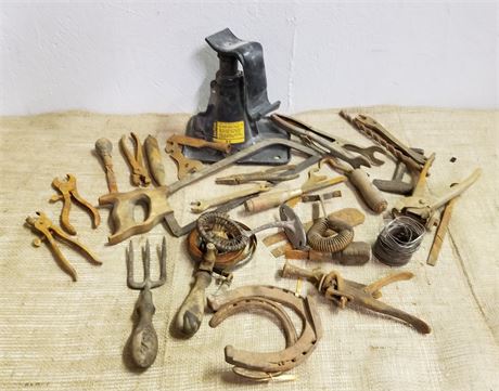 Assorted Weathered Tools