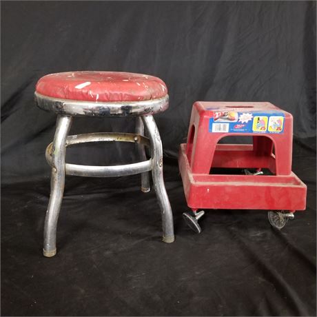 2 Shop Stools