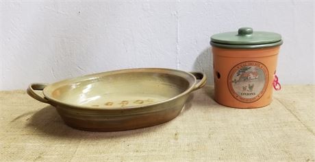 Vintage Pottery Duo