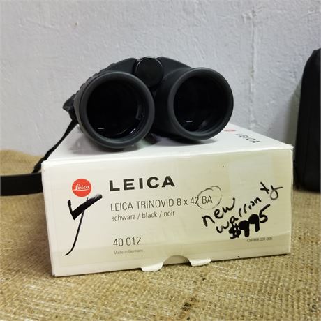 Leica Trinovid 8x42 BA  Binoculars... New Warranty-Compare Retail $1000!