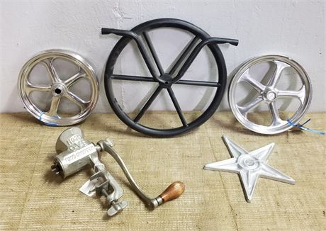 Vintage Grinder, Aluminum Wheels, Star