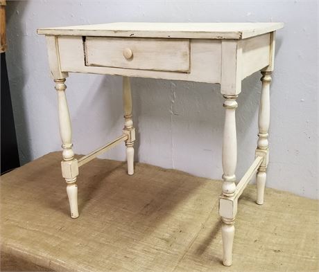 Vintage Small Wood Accent Table/Desk - 29x19x29