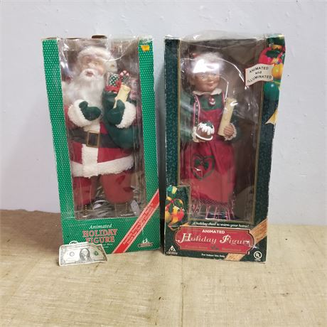 Large Animated Christmas Figurines