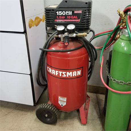 15 Gallon Craftsman Compressor - Works!