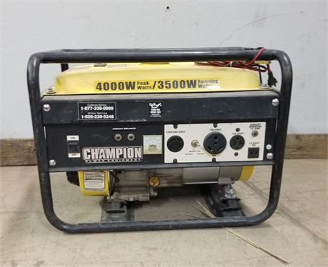 4000 Watt Champion Generator - Starts and Runs!