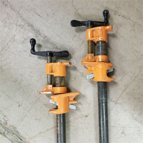2 - 67" Pony Pipe Clamps