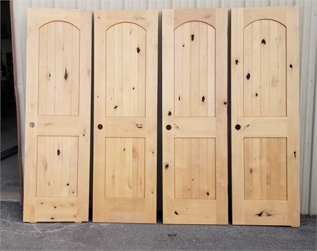 4 Solid Wood Doors - 24x81