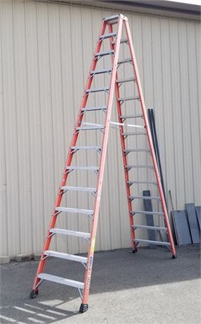 15' Louisville Double Side Step Ladder