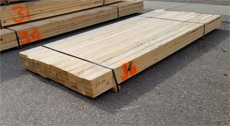 Bunk #36 - 2x4x104 Lumber - 48pcs.
