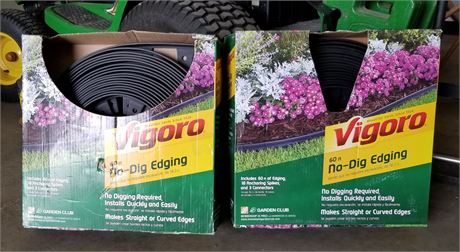 2 -  Vigoro No Dig 60' Lawn Edging In Box