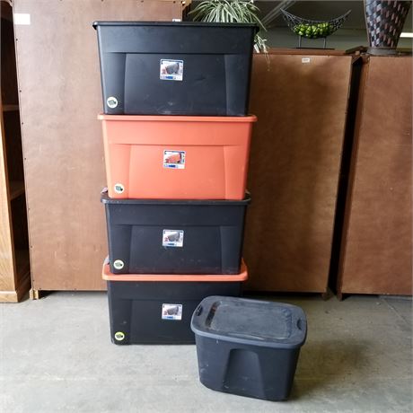 Rolling Totes w/ Lids