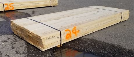 Bunk #24 - 2x6x104 Lumber - 48pcs.