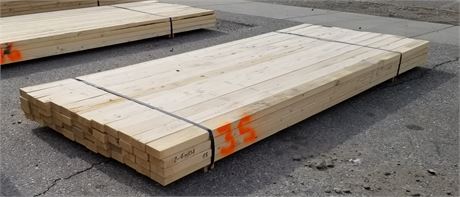 Bunk #35 - 2x4x104 Lumber - 48pcs.