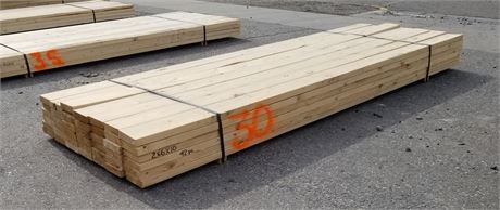 Bunk #30 - 2x6x10 Lumber - 42pcs.