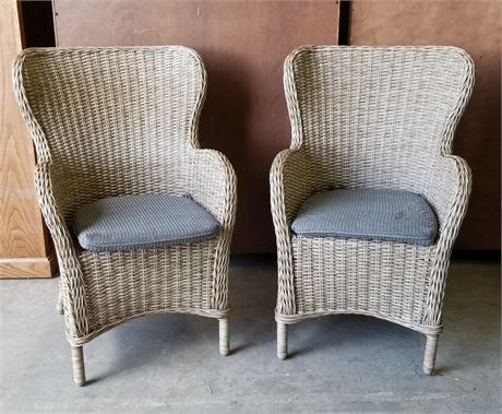 Pier One Imports Woven Chairs